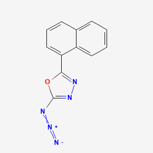 2-Azido-5-(naphthalen-1-yl)-1,3,4-oxadiazole