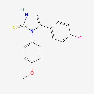 5-(4-Fluorophenyl)-1-(4-methoxyphenyl)-1H-imidazole-2(3H)-thione