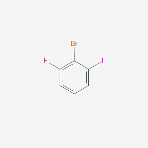 molecular formula C6H3BrFI B1340568 2-Bromo-1-fluoro-3-iodobenzene CAS No. 851368-08-6