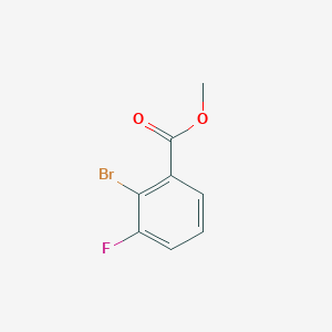 molecular formula C8H6BrFO2 B1340569 2-溴-3-氟苯甲酸甲酯 CAS No. 647020-71-1