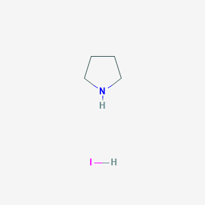 molecular formula C4H10IN B1340570 氢碘酸吡咯烷 CAS No. 45361-12-4