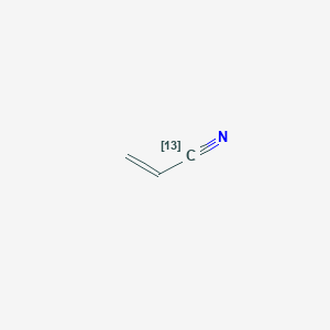 molecular formula C3H3N B1340573 Acrylonitrile-1-13C CAS No. 91628-87-4