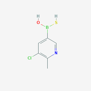 (5-Chloro-6-methylpyridin-3-yl)-sulfanylborinic acid