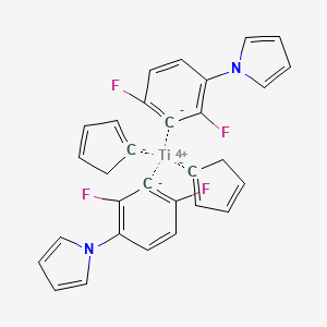 Bis(2,6-difluoro-3-(1-hydropyrro-1-yl)-phenyl)titanocene