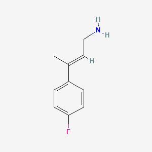 (2E)-3-(4-Fluorophenyl)-2-buten-1-amine