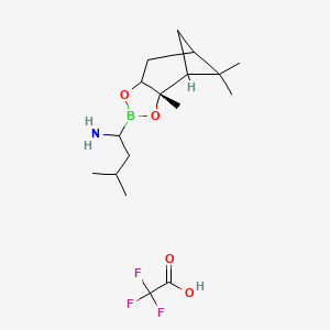 (R)-BoroLeu-(+)-Pinanediol-CF3CO2H