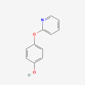 molecular formula C11H9NO2 B1340588 4-(Pyridin-2-yloxy)phenol CAS No. 68464-71-1