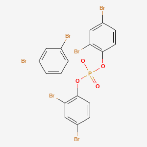 molecular formula C18H9Br6O4P B1340594 Phenol, 2,4-dibromo-, phosphate (3:1) CAS No. 2788-11-6