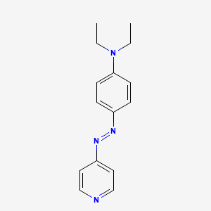 molecular formula C15H18N4 B1340596 4-(4-Diethylaminophenylazo)pyridine CAS No. 89762-42-5