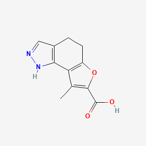 8-methyl-4,5-dihydro-2H-furo[2,3-g]indazole-7-carboxylic acid