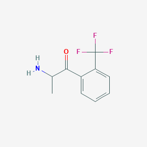 2-Amino-1-[2-(trifluoromethyl)phenyl]propan-1-one