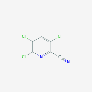 molecular formula C6HCl3N2 B1340609 3,5,6-Trichloropyridine-2-carbonitrile CAS No. 38178-74-4