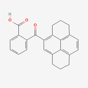 2-[(1,2,3,6,7,8-Hexahydro-4-pyrenyl)carbonyl]benzoic Acid