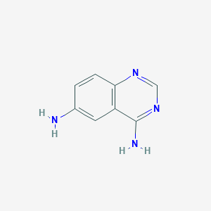 molecular formula C8H8N4 B134061 4,6-Quinazolinediamine CAS No. 159382-23-7