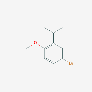 molecular formula C10H13BrO B1340610 4-Bromo-2-isopropyl-1-methoxybenzene CAS No. 24591-33-1