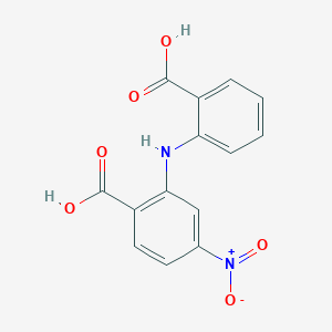 Benzoic acid, 2-[(2-carboxyphenyl)amino]-4-nitro-