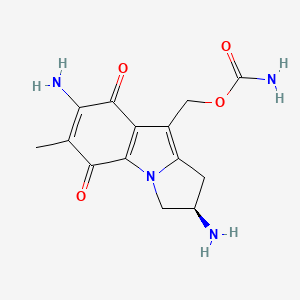 [(2R)-2,6-diamino-7-methyl-5,8-dioxo-2,3-dihydro-1H-pyrrolo[1,2-a]indol-4-yl]methyl carbamate