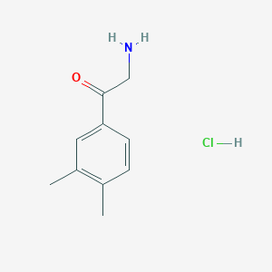 molecular formula C10H14ClNO B1340614 2-Amino-3',4'-dimethyl-acetophenone hydrochloride 