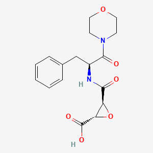 (2S,3S)-3-(((S)-1-Morpholino-1-oxo-3-phenylpropan-2-yl)carbamoyl)oxirane-2-carboxylic Acid