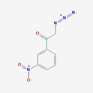 2-Azido-1-(3-nitrophenyl)ethan-1-one