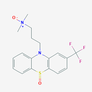 N,N-dimethyl-3-[5-oxo-2-(trifluoromethyl)phenothiazin-10-yl]propan-1-amine oxide