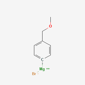 molecular formula C8H9BrMgO B13406172 Magnesium;methoxymethylbenzene;bromide 