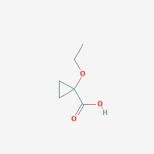molecular formula C6H10O3 B1340620 1-Ethoxycyclopropane-1-carboxylic acid CAS No. 128732-53-6