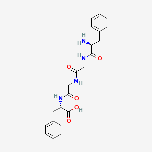 molecular formula C22H26N4O5 B1340630 H-Phe-Gly-Gly-Phe-OH 