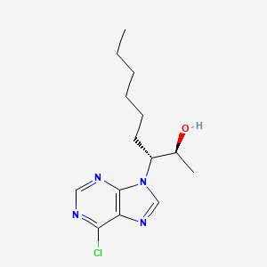 (2S,3R)-3-(6-chloropurin-9-yl)nonan-2-ol