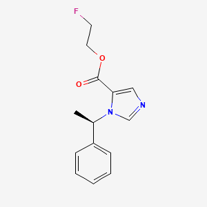 2-Fluoroethyl 1-[(1r)-1-phenylethyl]-1h-imidazole-5-carboxylate