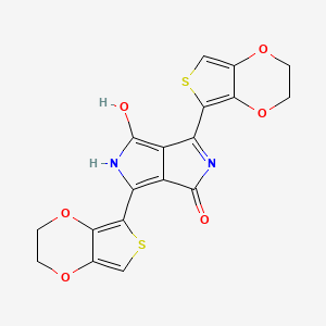 1,4-bis(2,3-dihydrothieno[3,4-b][1,4]dioxin-5-yl)-3-hydroxy-2H-pyrrolo[3,4-c]pyrrol-6-one