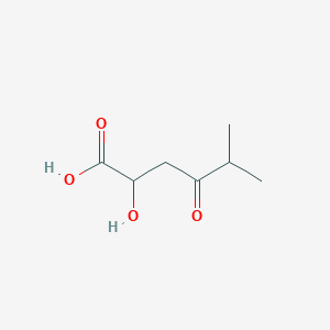 2-Hydroxy-5-methyl-4-oxohexanoic acid