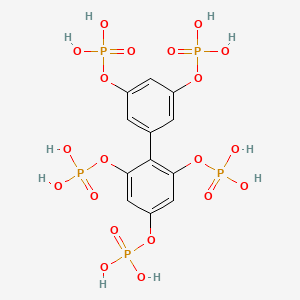 molecular formula C12H15O20P5 B13406473 Biphenyl 2,3',4,5',6-Pentakisphosphate 