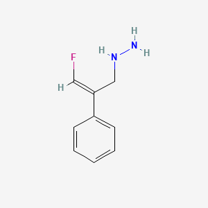 ((Z)-3-Fluoro-2-phenyl-allyl)-hydrazine