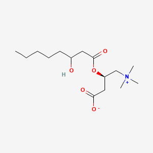 molecular formula C15H29NO5 B13406513 3-Hydroxyoctanoyl (R)-Carnitine Inner Salt (Mixture of Diastereomers) 