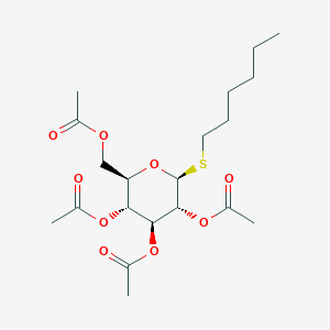 molecular formula C20H32O9S B13406522 2-(Acetoxymethyl) Hexyl beta-D-Thioglucopyranoside Triacetate 