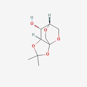 1,5-Anhydro-2,3-O-(1-methylethylidene)-beta-D-fructopyranose