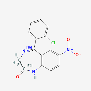 Clonazepam-13C2,15N