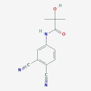 N-(3,4-dicyanophenyl)-2-hydroxy-2-methylpropanamide