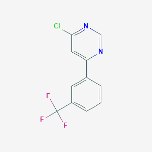 4-Chloro-6-(3-trifluoromethyl-phenyl)-pyrimidine