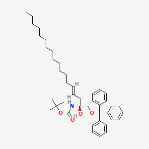 tert-butyl N-[(E,2S)-2-hydroxy-1-trityloxyoctadec-4-en-2-yl]carbamate