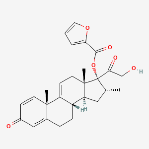 (16alpha)-17-[(2-Furanylcarbonyl)oxy]-21-hydroxy-16-methylpregna-1,4,9(11)-triene-3,20-dione