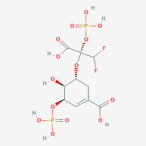 (3r,4s,5r)-5-[(1r)-1-Carboxy-2,2-Difluoro-1-(Phosphonooxy)ethoxy]-4-Hydroxy-3-(Phosphonooxy)cyclohex-1-Ene-1-Carboxylic Acid