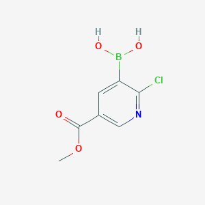 (2-Chloro-5-(methoxycarbonyl)pyridin-3-yl)boronic acid