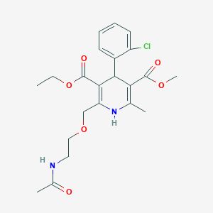 3-Ethyl 5-Methyl 2-((2-acetamidoethoxy)methyl)-4-(2-chlorophenyl)-6-methyl-1,4-dihydropyridine-3,5-dicarboxylate