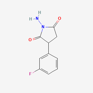 N-Amino-2-(m-fluorophenyl)succinimide