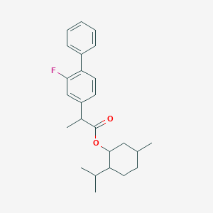 molecular formula C25H31FO2 B13406853 Flurbiprofen rac-Menthyl Ester 