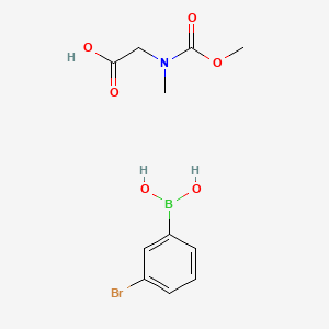 3-Bromophenylboronic acid n-methylcarboxy-n-methylglycinate