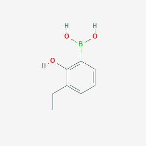 molecular formula C8H11BO3 B13406890 (3-Ethyl-2-hydroxyphenyl)boronic acid 