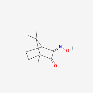 Bicyclo(2.2.1)heptane-2,3-dione, 1,7,7-trimethyl-, 3-oxime